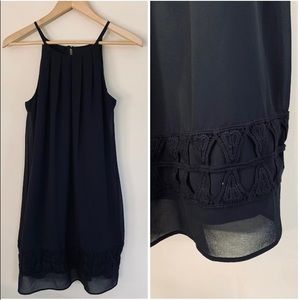 BCX SALE Black Pleated Dress size S